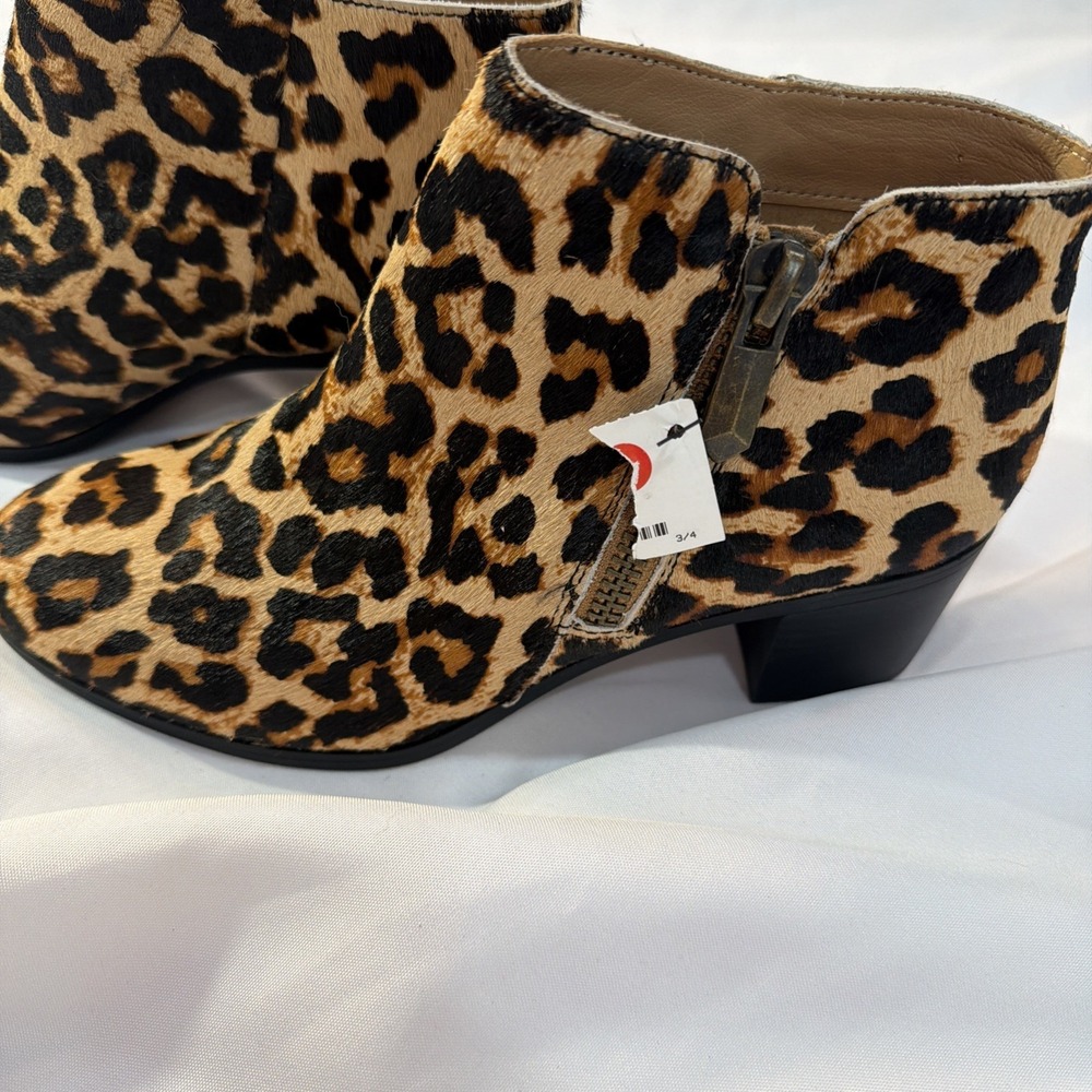 Michael Kors Cheetah Fur   Square‎ Heel Ankle Boots Size 9 NWT Dressy Casual - Picture 3 of 10